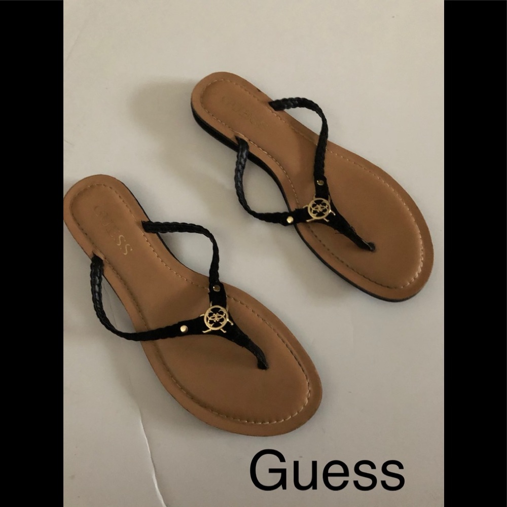 Guess flat sandals size 8M